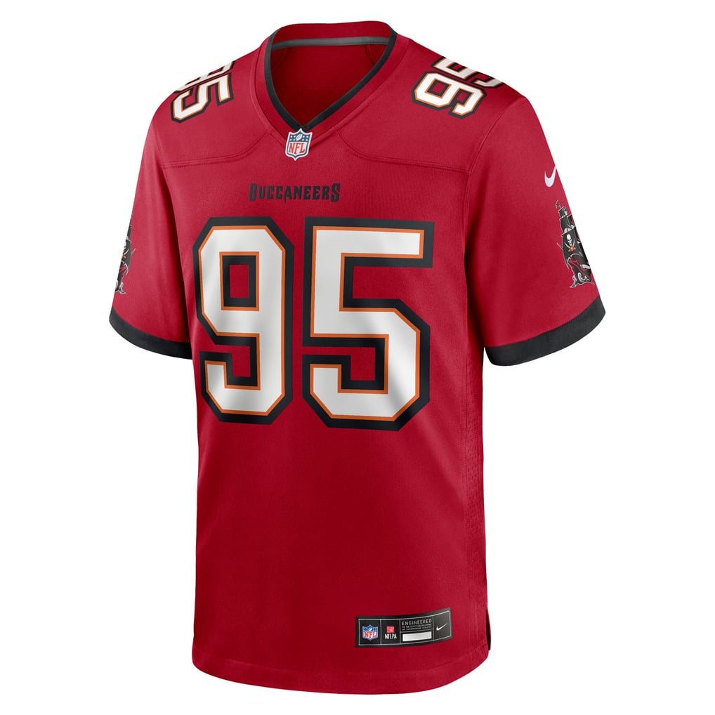 Men's Tampa Bay Buccaneers Elijah Roberts Red Team Game Jersey