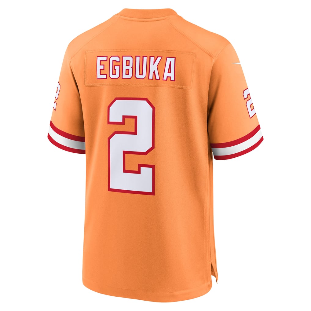 Men's Tampa Bay Buccaneers Emeka Egbuka Creamsicle Alternate 2 Game Jersey