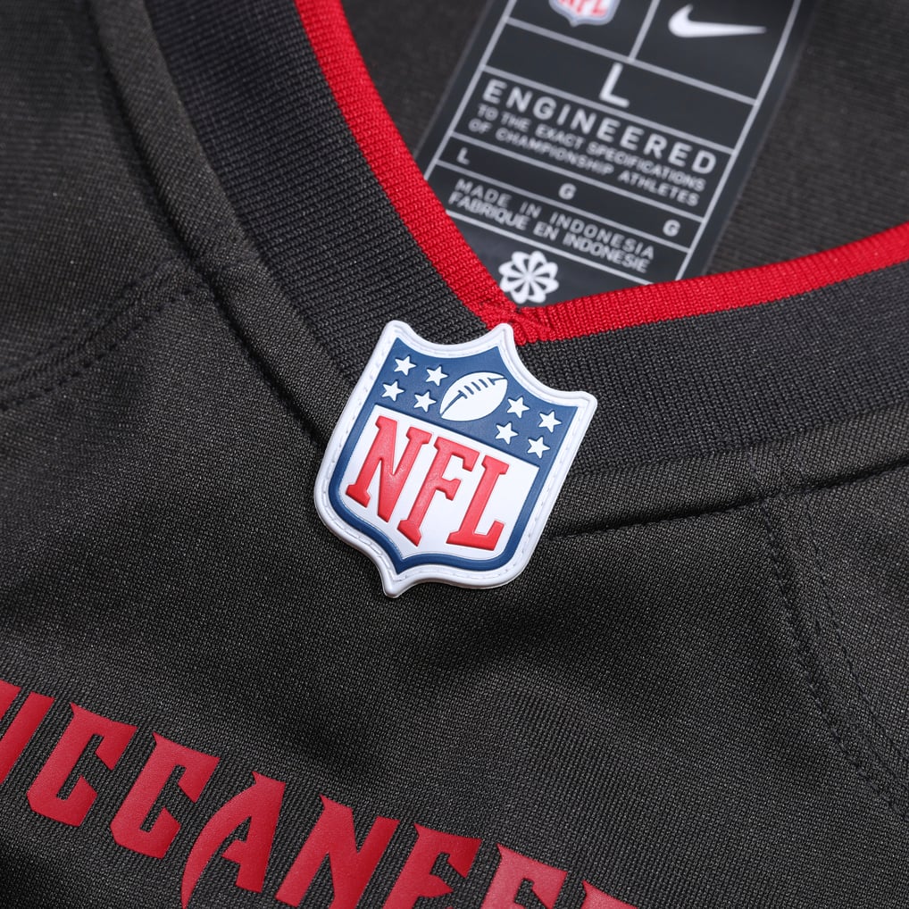 Men's Tampa Bay Buccaneers Emeka Egbuka Pewter Alternate Game Player Jersey