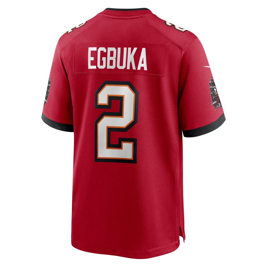 Men's Tampa Bay Buccaneers Emeka Egbuka Red Team Game Jersey