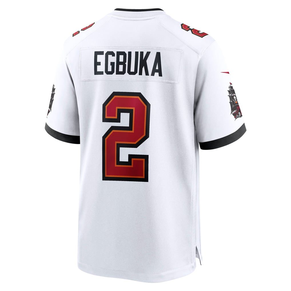 Men's Tampa Bay Buccaneers Emeka Egbuka White Game Jersey