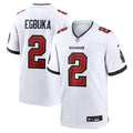 Men's Tampa Bay Buccaneers Emeka Egbuka White Game Jersey