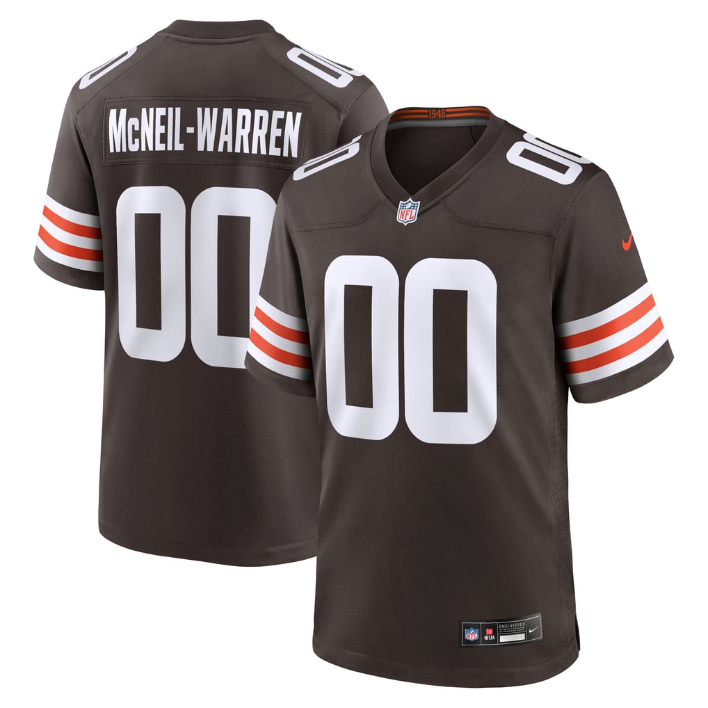 Men's Cleveland Browns Emmanuel McNeil-Warren Brown Game Jersey