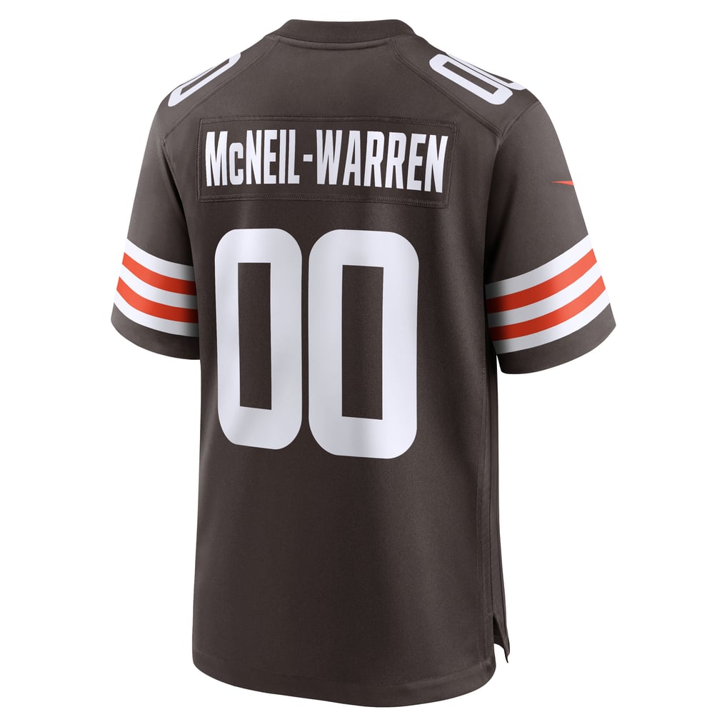 Men's Cleveland Browns Emmanuel McNeil-Warren Brown Game Jersey