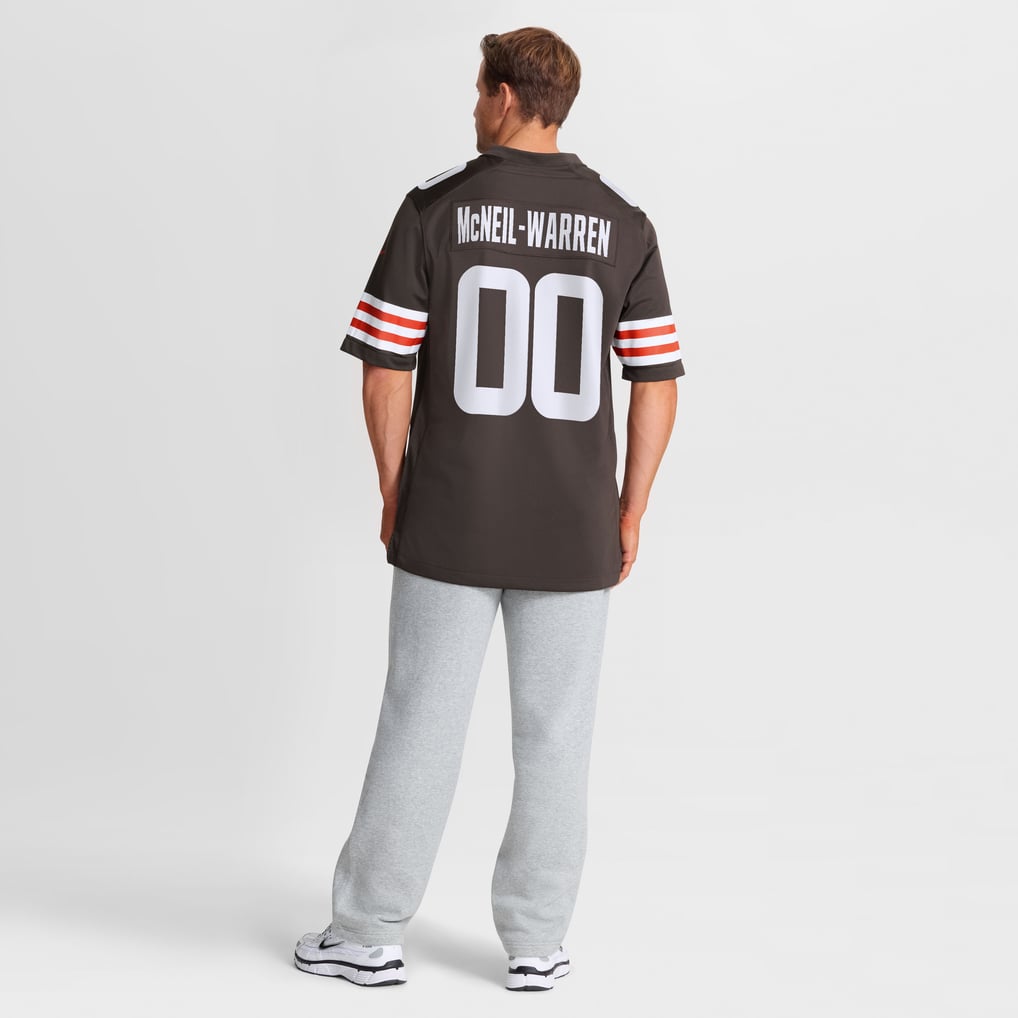 Men's Cleveland Browns Emmanuel McNeil-Warren Brown Game Jersey