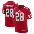 Men's San Francisco 49ers Ephesians Prysock Scarlet Team Game Jersey