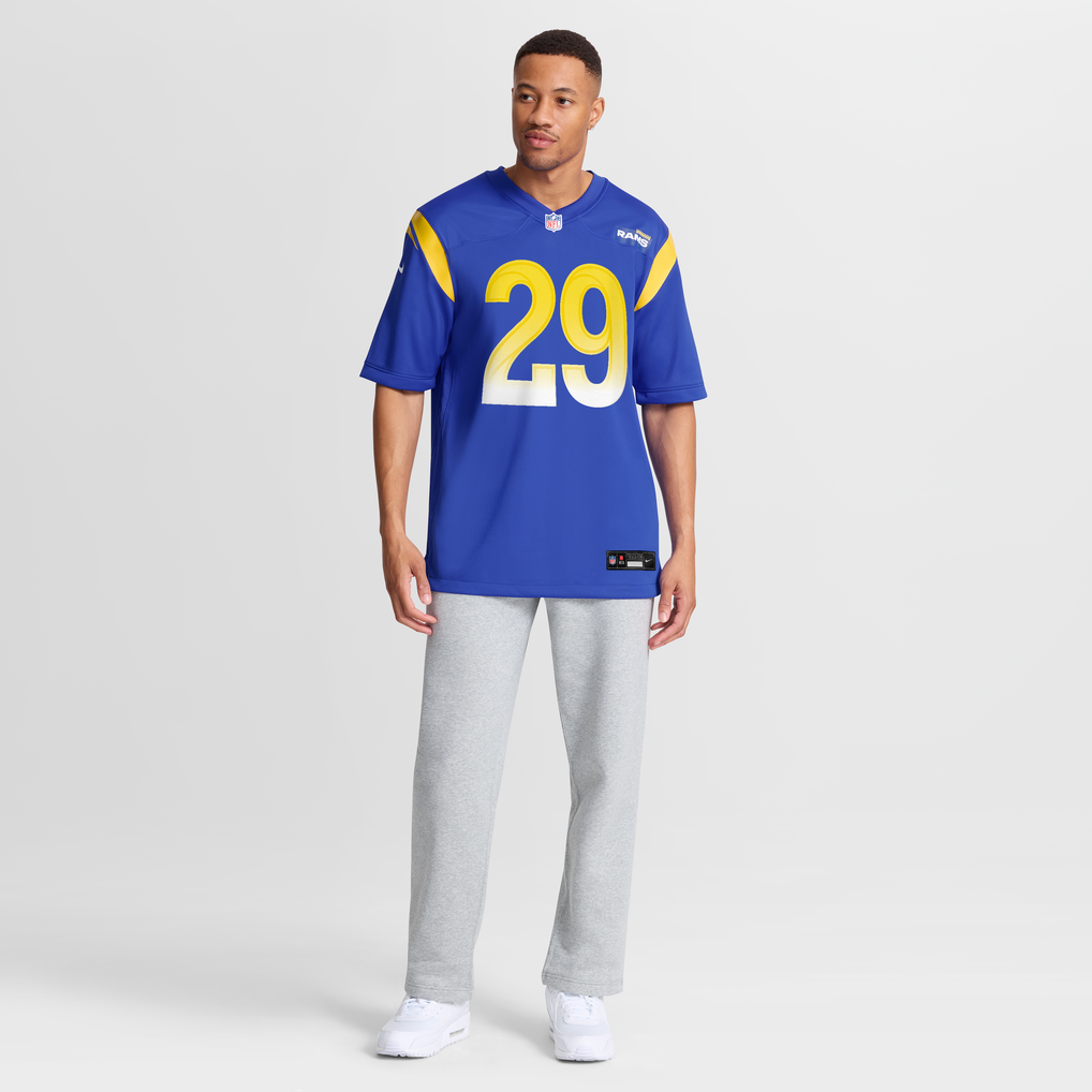 Men's Los Angeles Rams Eric Dickerson Royal Game Retired Player Jersey