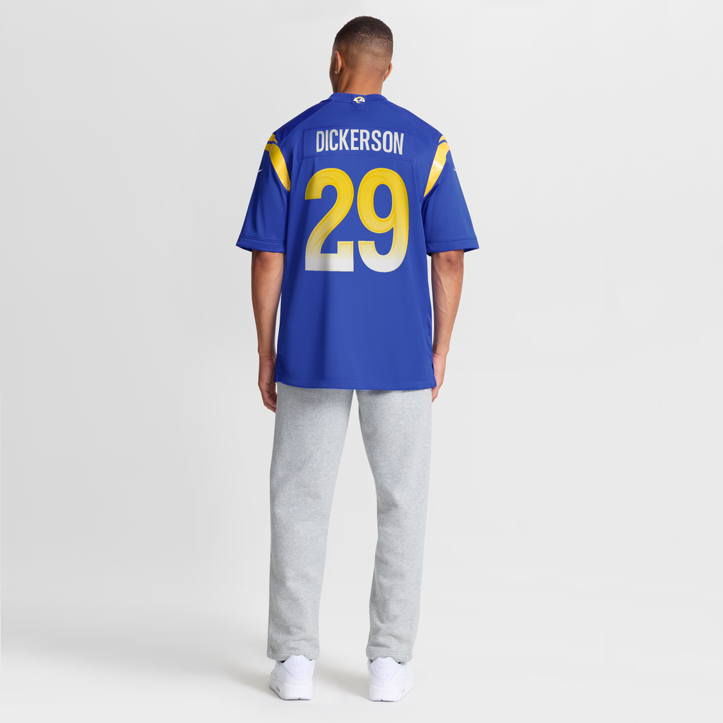 Men's Los Angeles Rams Eric Dickerson Royal Game Retired Player Jersey