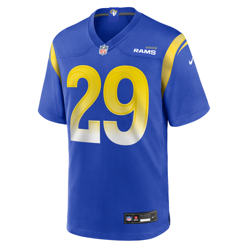 Men's Los Angeles Rams Eric Dickerson Royal Game Retired Player Jersey