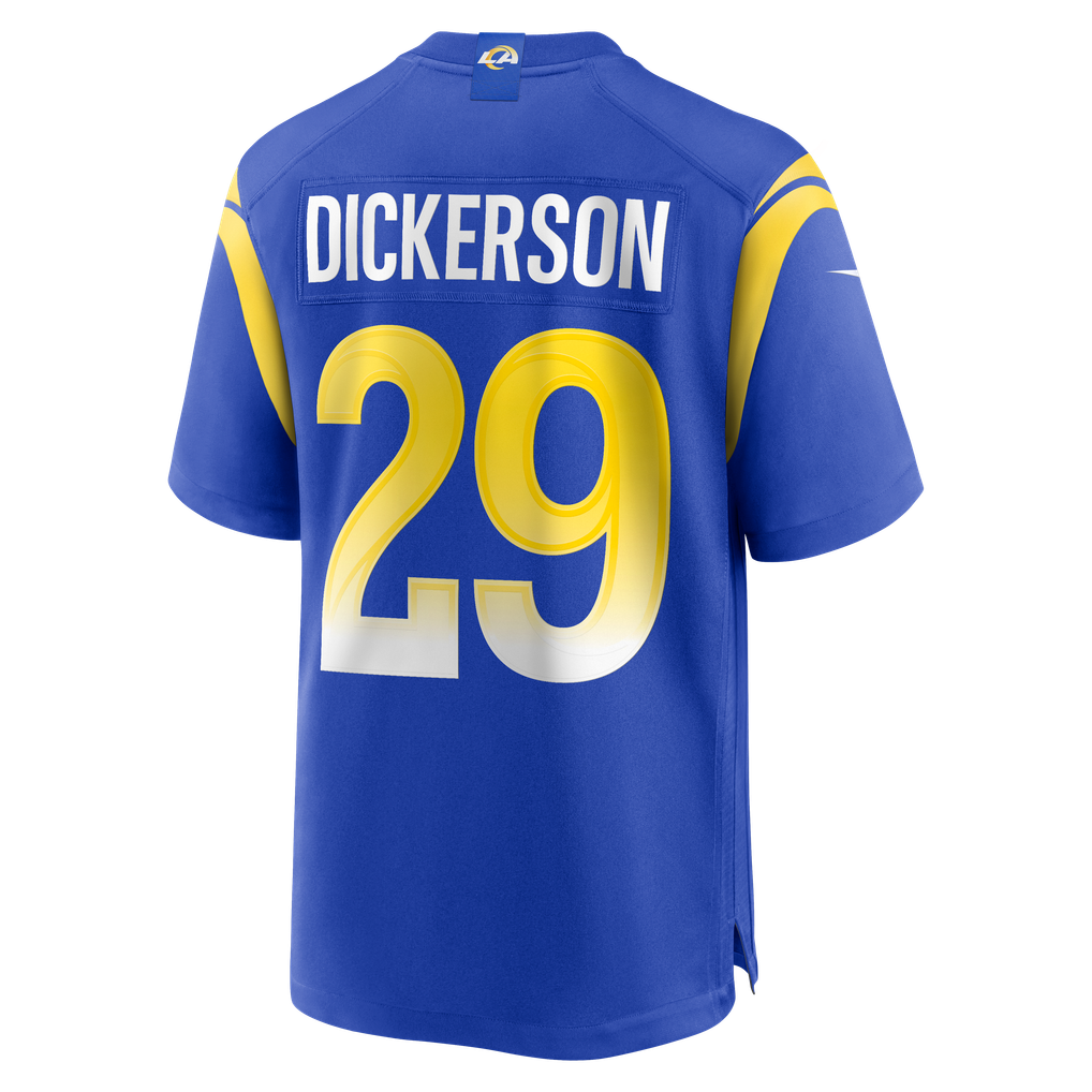 Men's Los Angeles Rams Eric Dickerson Royal Game Retired Player Jersey