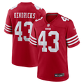 Men's San Francisco 49ers Eric Kendricks Scarlet Team Game Jersey
