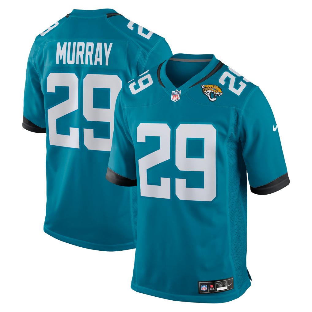 Men's Jacksonville Jaguars Eric Murray Teal Team Game Jersey