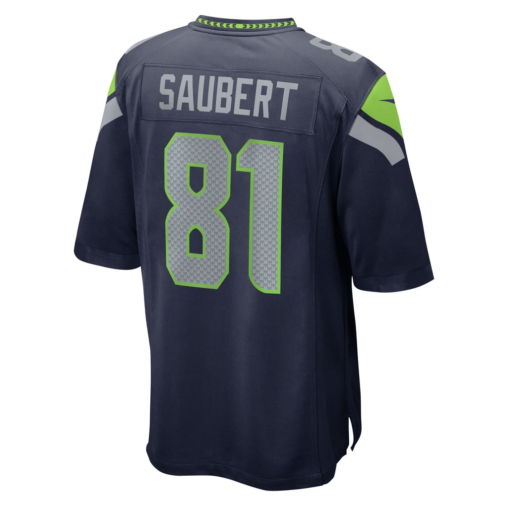 Men's Seattle Seahawks Eric Saubert College Navy Team Game Jersey
