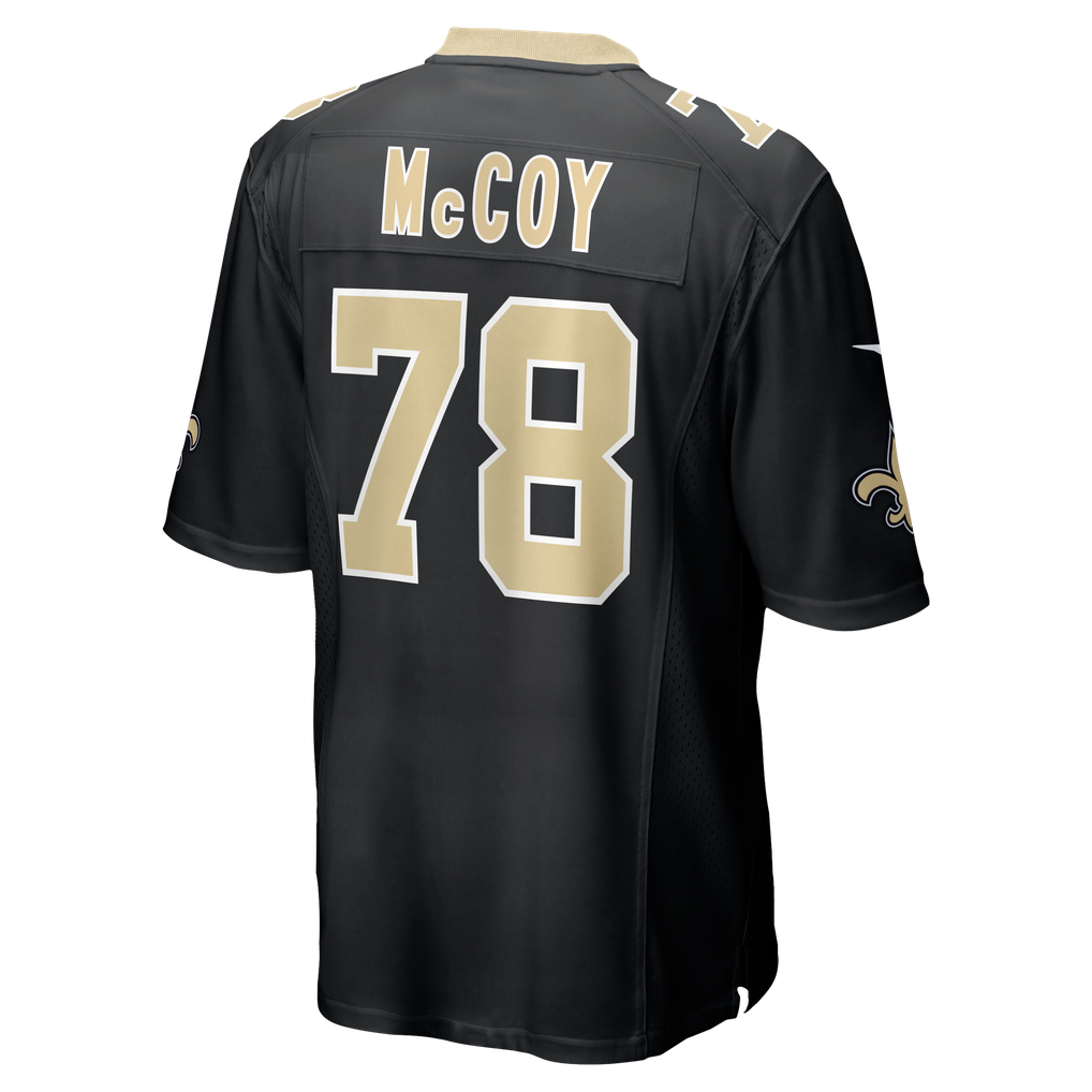 Men's New Orleans Saints Erik Mccoy Black Game Jersey