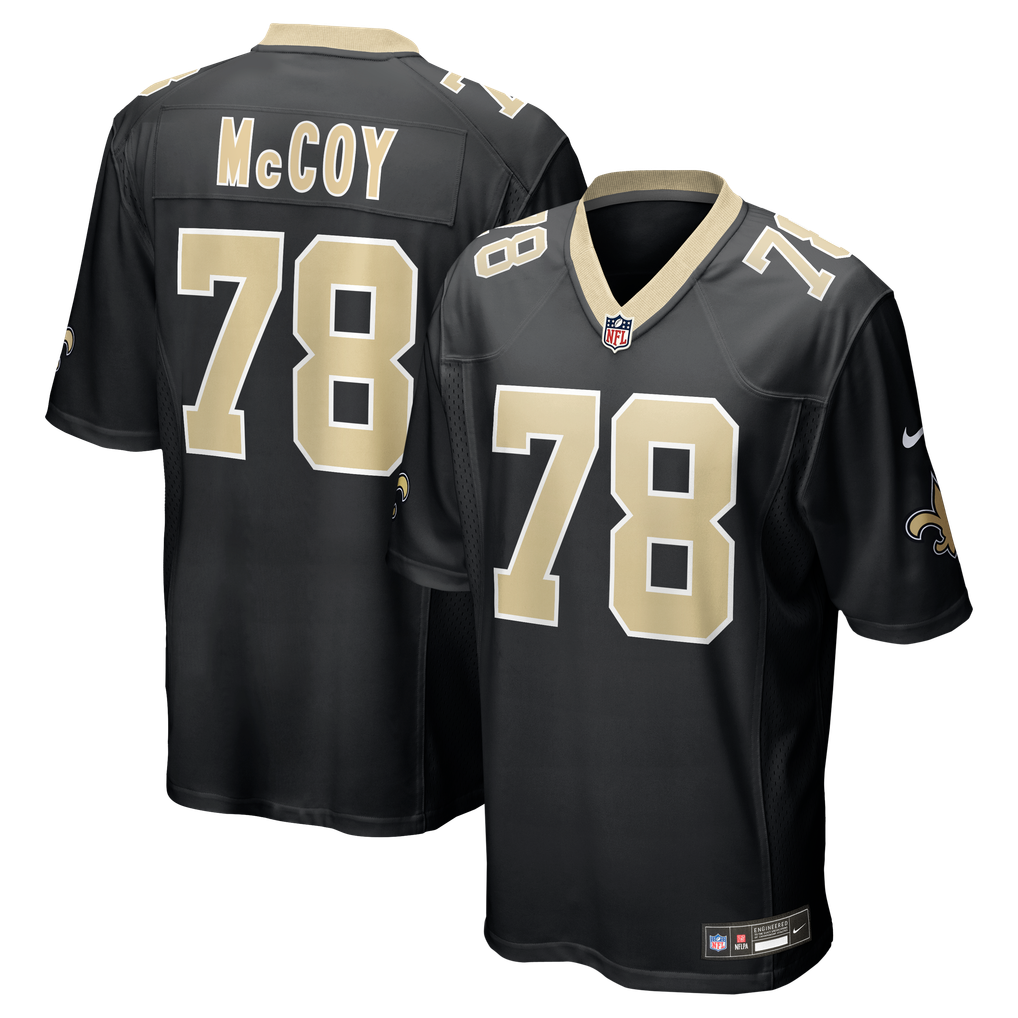 Men's New Orleans Saints Erik Mccoy Black Game Jersey