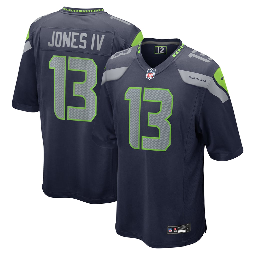 Men's Seattle Seahawks Ernest Jones IV College Navy Game Jersey