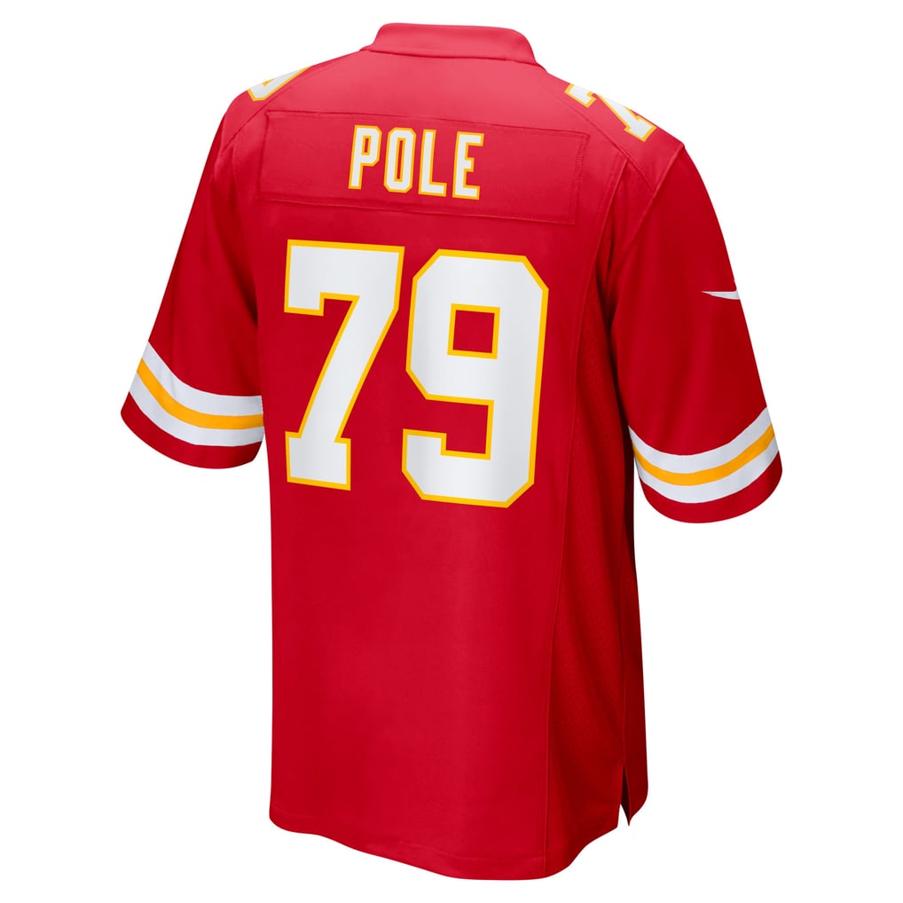 Men's Kansas City Chiefs Esa Pole Red Team Game Jersey