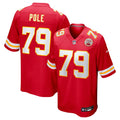 Men's Kansas City Chiefs Esa Pole Red Team Game Jersey