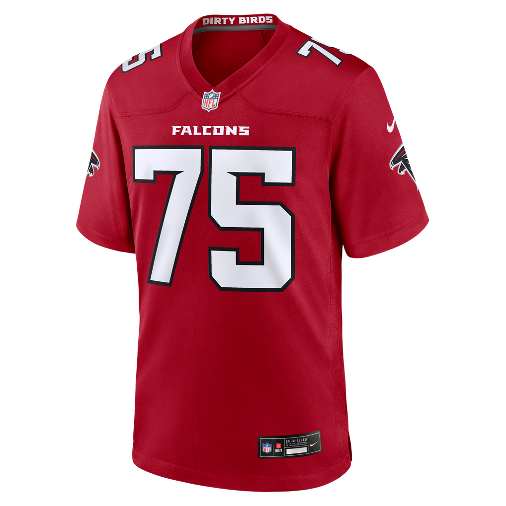 Men's Atlanta Falcons Ethan Onianwa Red Team Game Jersey