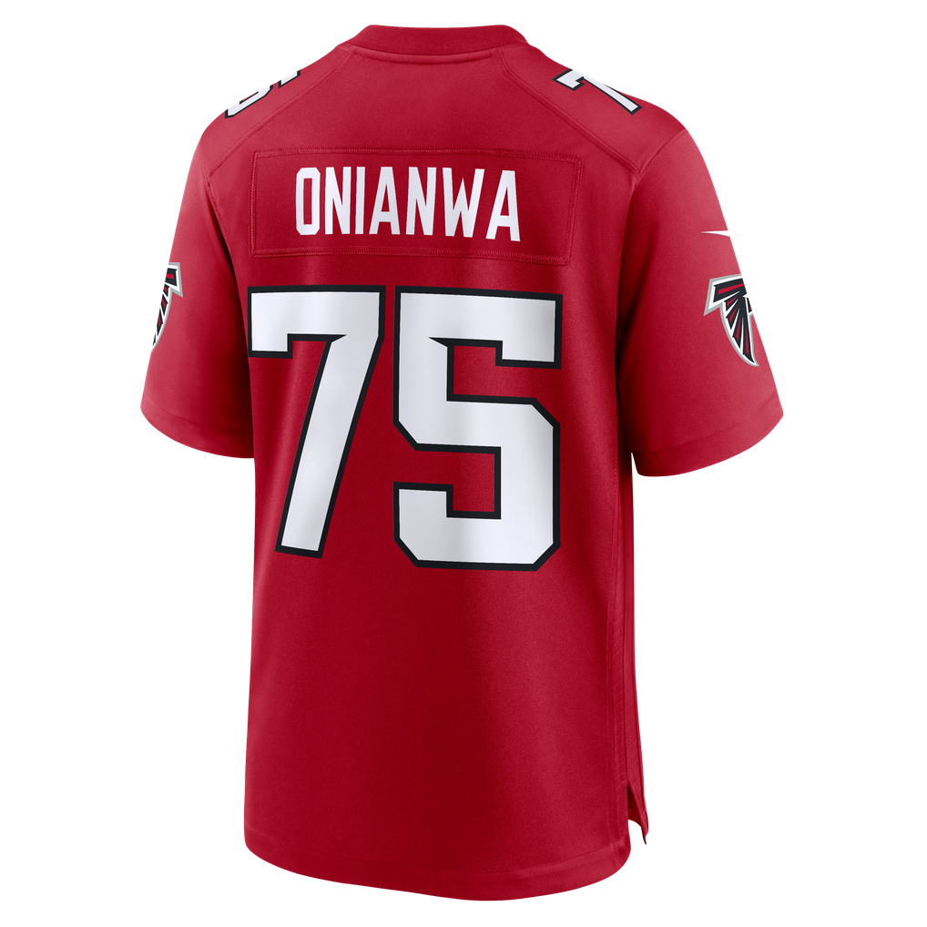Men's Atlanta Falcons Ethan Onianwa Red Team Game Jersey