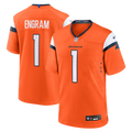 Men's Denver Broncos Evan Engram Orange Team Game Jersey