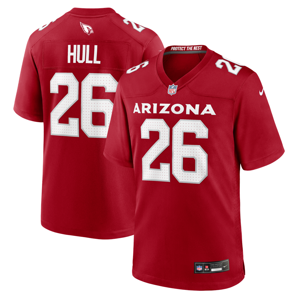 Men's Arizona Cardinals Evan Hull Cardinal Team Game Jersey