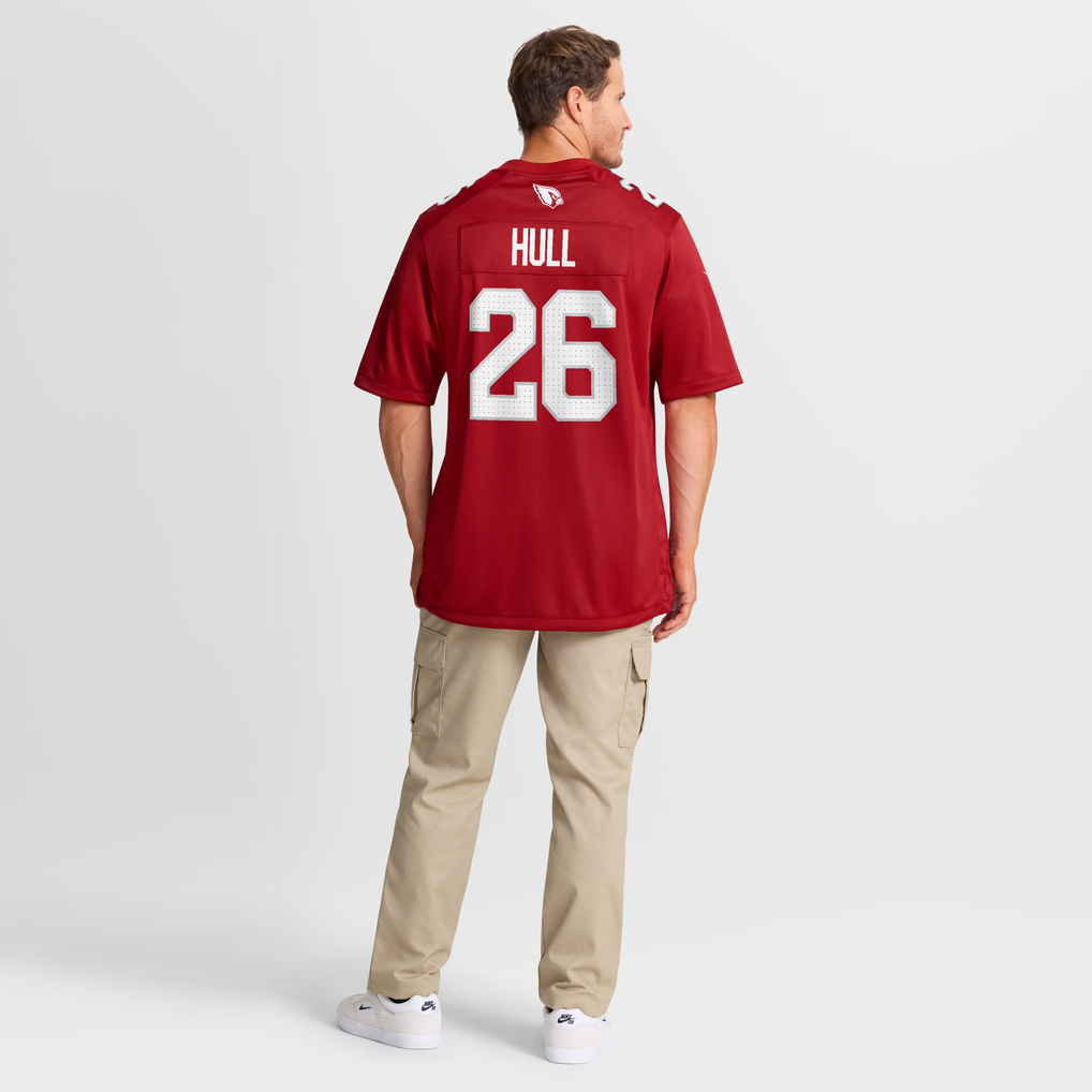 Men's Arizona Cardinals Evan Hull Cardinal Team Game Jersey