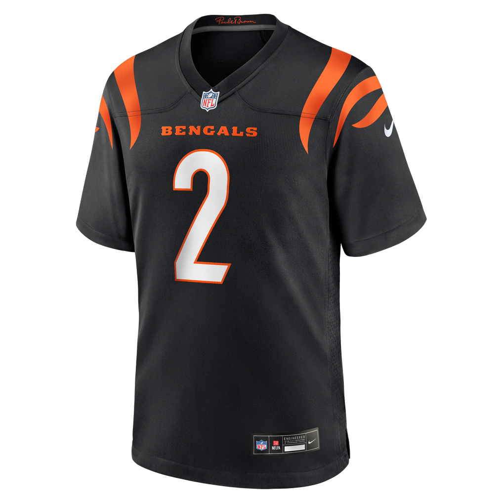 Men's Cincinnati Bengals Evan McPherson Black Game Jersey