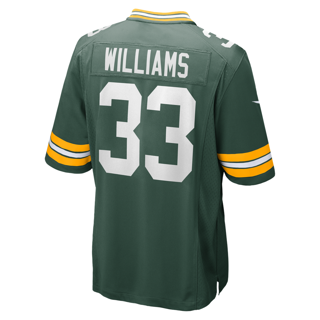 Men's Green Bay Packers Evan Williams Green Game Jersey