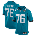 Men's Jacksonville Jaguars Ezra Cleveland Teal Game Jersey