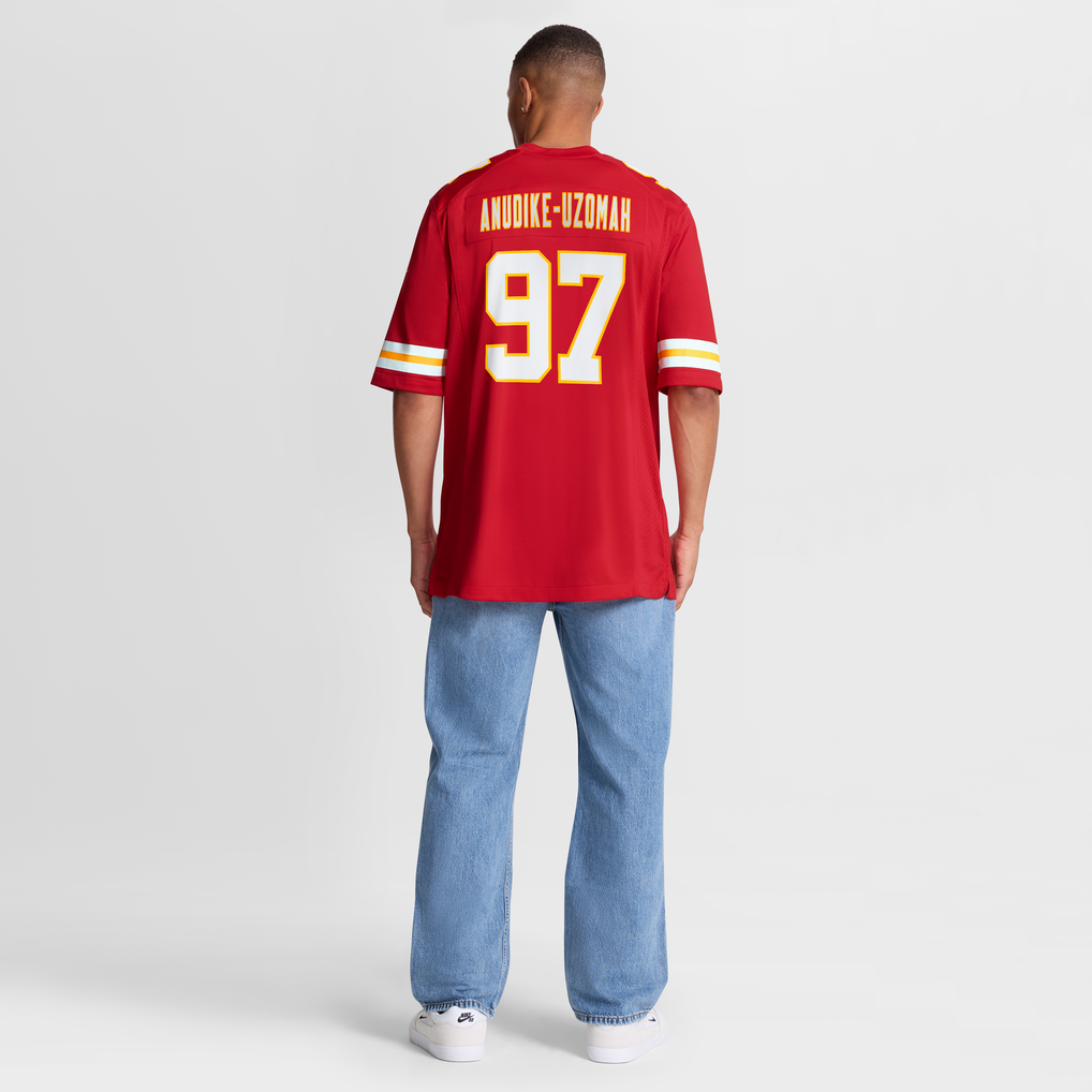 Men's Kansas City Chiefs Felix Anudike-Uzomah Red Game Jersey