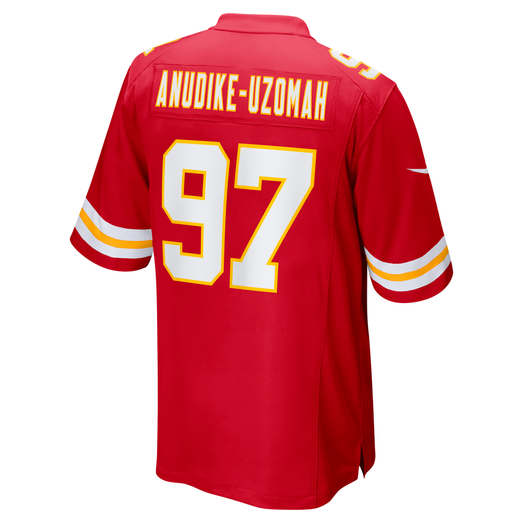Men's Kansas City Chiefs Felix Anudike-Uzomah Red Game Jersey