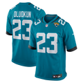 Men's Jacksonville Jaguars Foyesade Oluokun Teal Game Player Jersey