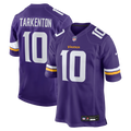 Men's Minnesota Vikings Fran Tarkenton Purple Game Retired Player Jersey