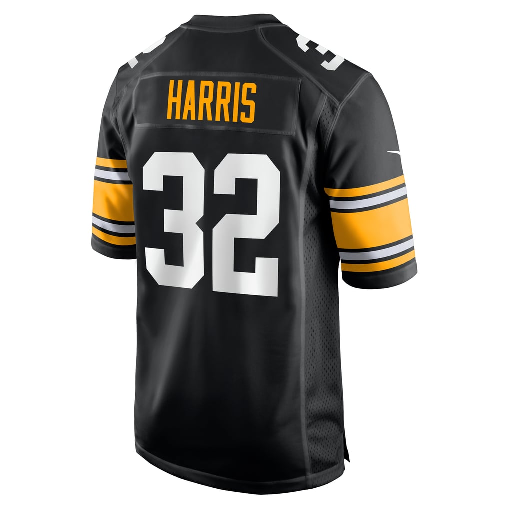 Men's Pittsburgh Steelers Franco Harris Black Alternate Retired Player Jersey