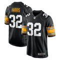 Men's Pittsburgh Steelers Franco Harris Black Alternate Retired Player Jersey