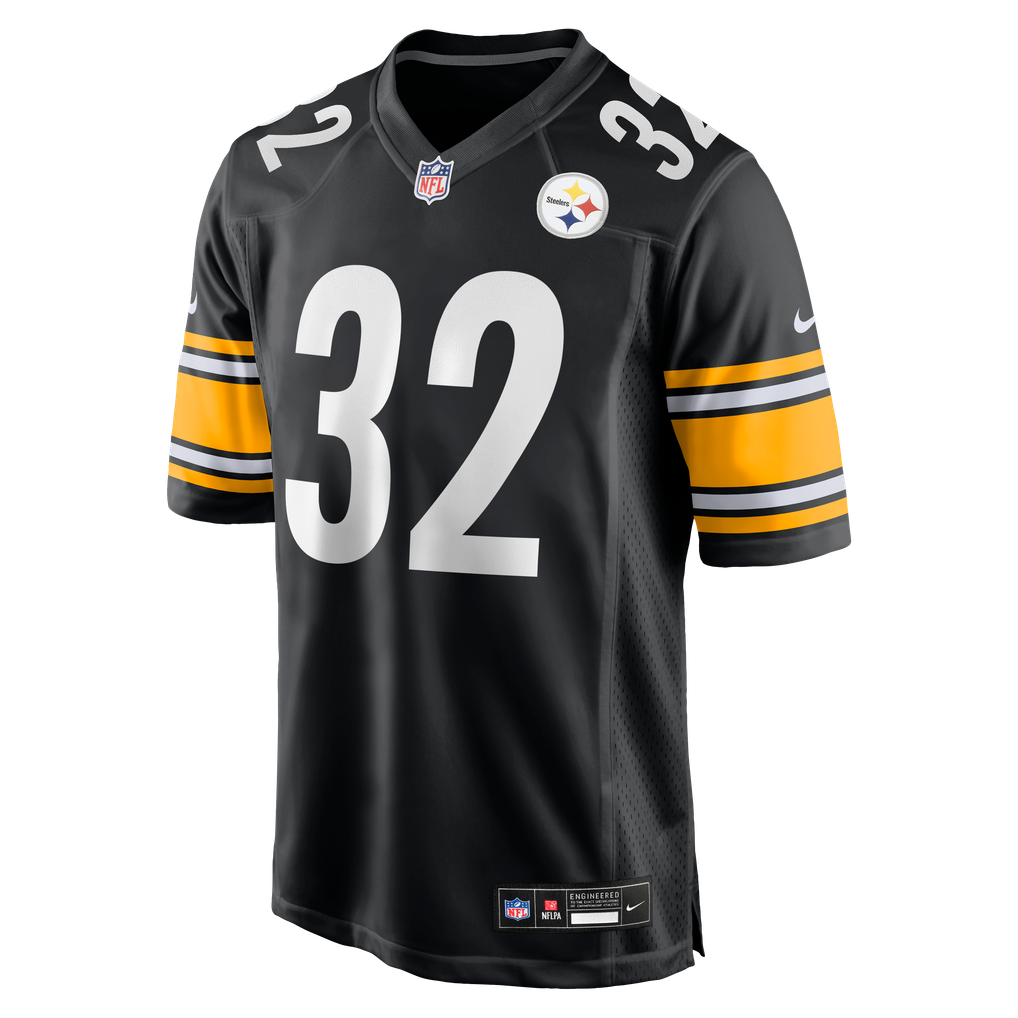 Men's Pittsburgh Steelers Franco Harris Black Game Retired Player Jersey