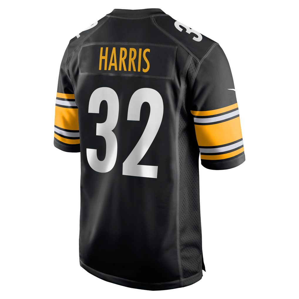 Men's Pittsburgh Steelers Franco Harris Black Game Retired Player Jersey