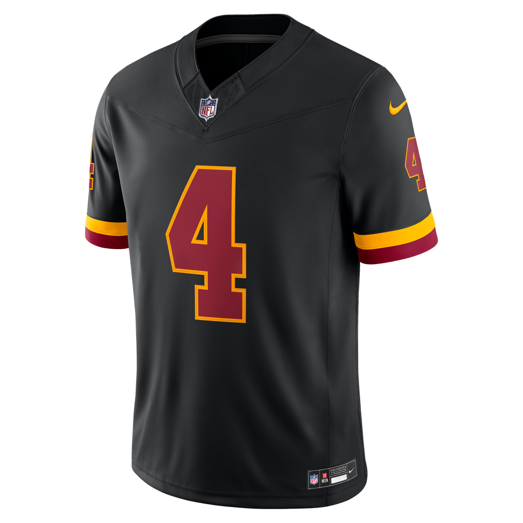 Men's Washington Commanders Frankie Luvu Black Alternate Vapor F.U.S.E. Stitched Limited Jersey