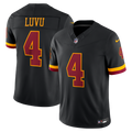 Men's Washington Commanders Frankie Luvu Black Alternate Vapor F.U.S.E. Stitched Limited Jersey