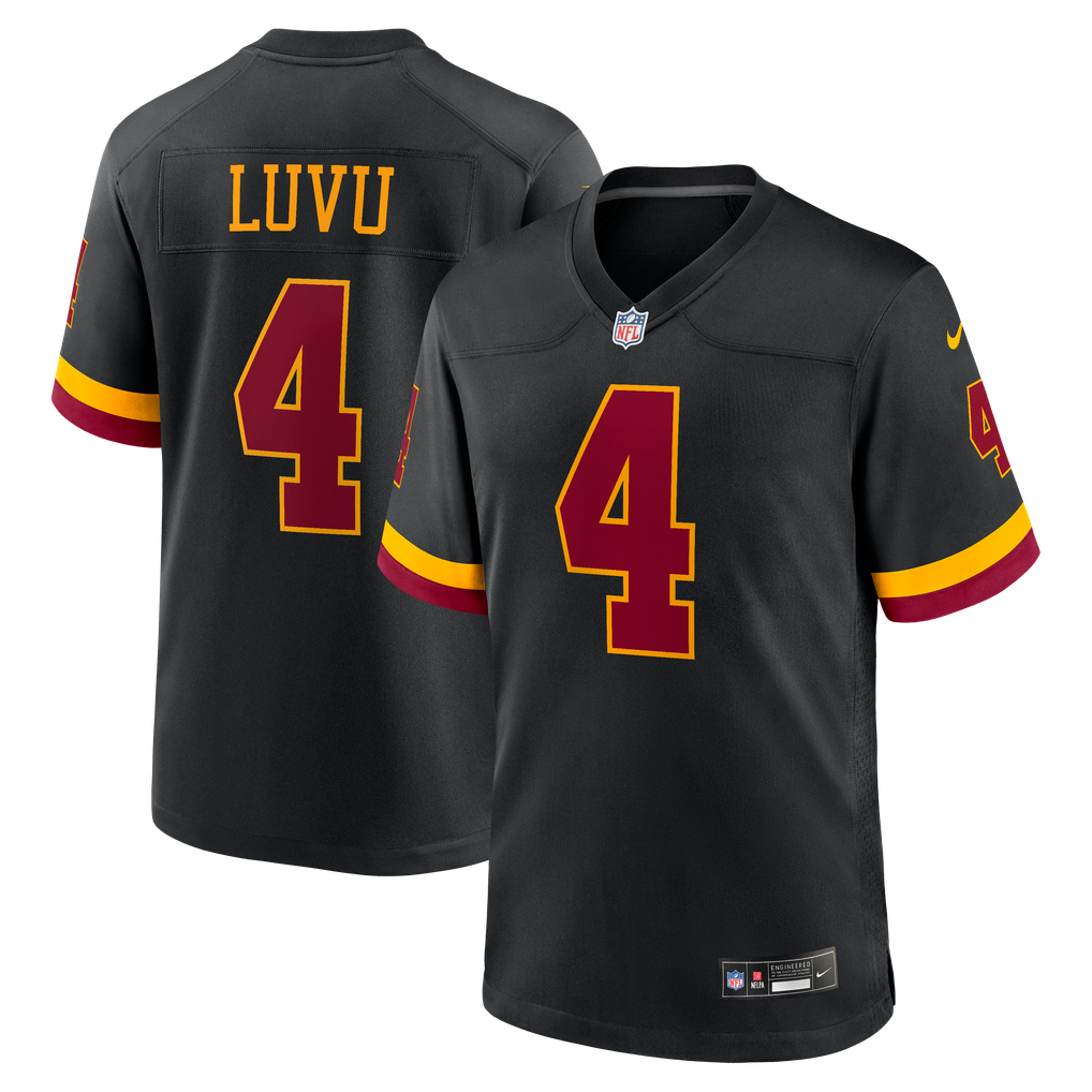 Men's Washington Commanders Frankie Luvu Black Hail Raiser Alternate Game Jersey