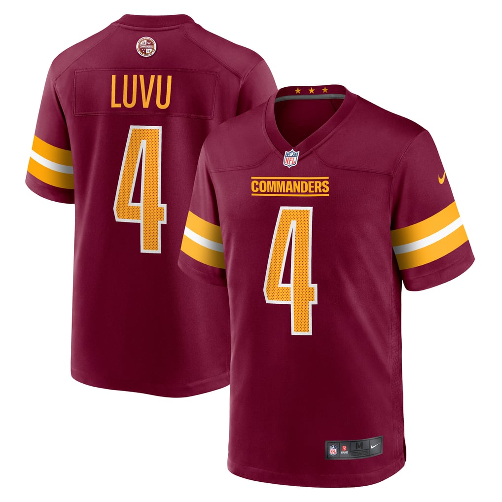 Men's Washington Commanders Frankie Luvu Burgundy Game Jersey