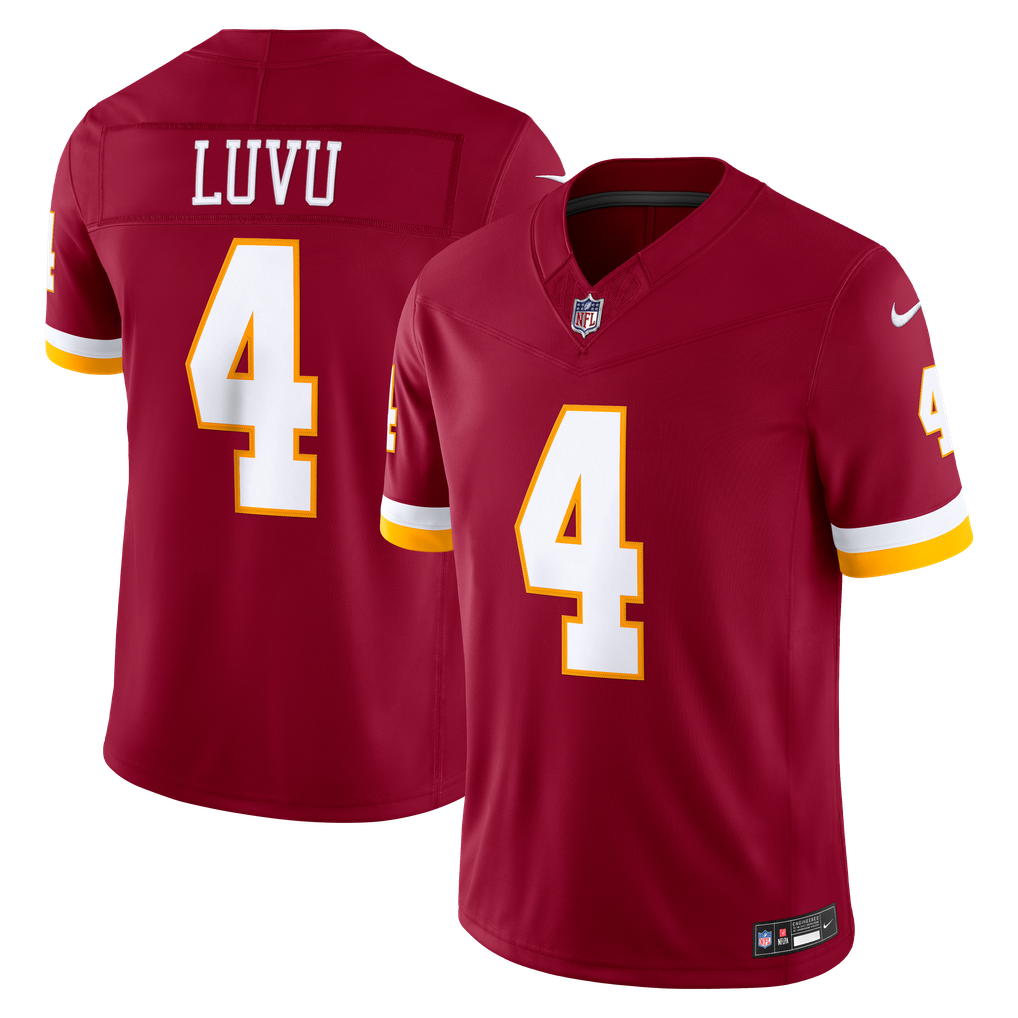 Men's Washington Commanders Frankie Luvu Burgundy Team Vapor F.U.S.E. Stitched Limited Jersey