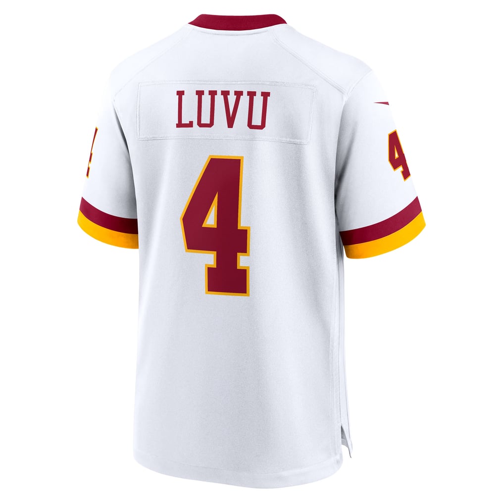 Men's Washington Commanders Frankie Luvu White Game Super Bowl Era Jersey