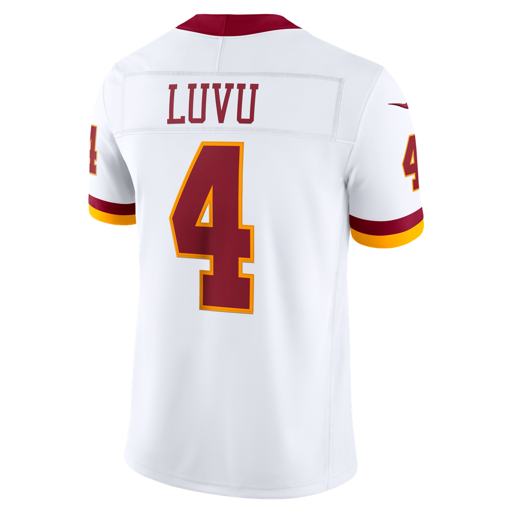 Men's Washington Commanders Frankie Luvu White Vapor F.U.S.E. Stitched Limited Jersey