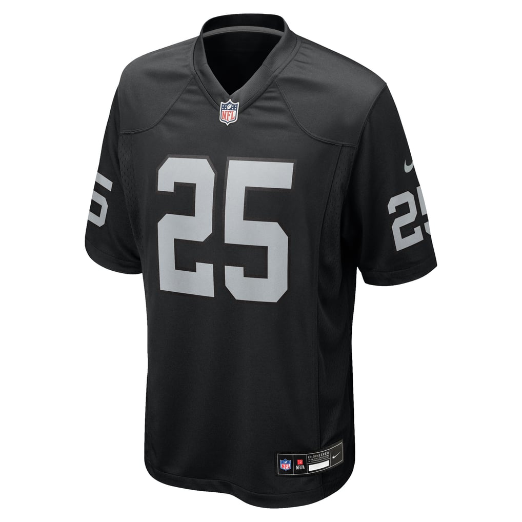 Men's Las Vegas Raiders Fred Biletnikoff Black Game Retired Player Jersey