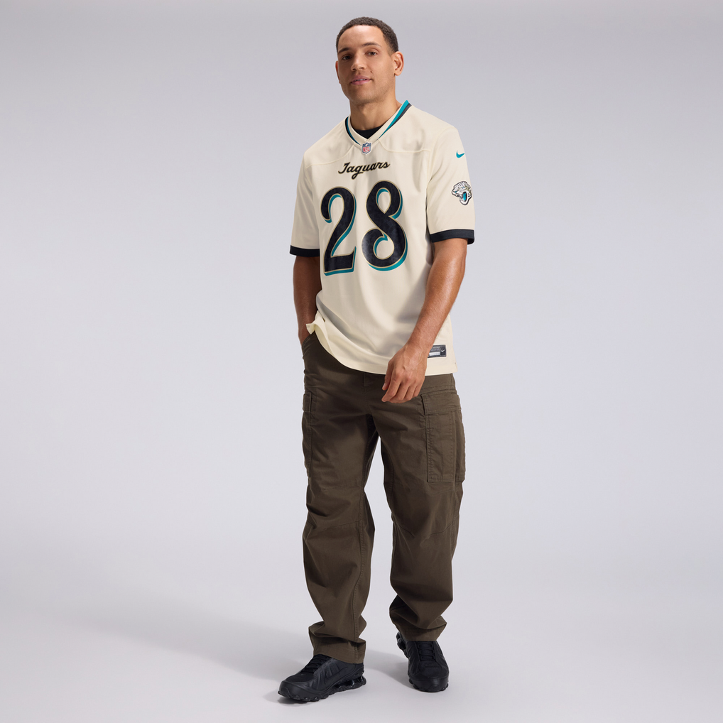 Men's Jacksonville Jaguars Fred Taylor Natural 2026 Rivalries Collection Game Jersey