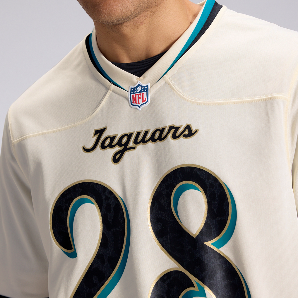 Men's Jacksonville Jaguars Fred Taylor Natural 2026 Rivalries Collection Game Jersey