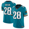 Men's Jacksonville Jaguars Fred Taylor Teal Prowler Throwback Vapor F.U.S.E. Limited Retired Player Jersey