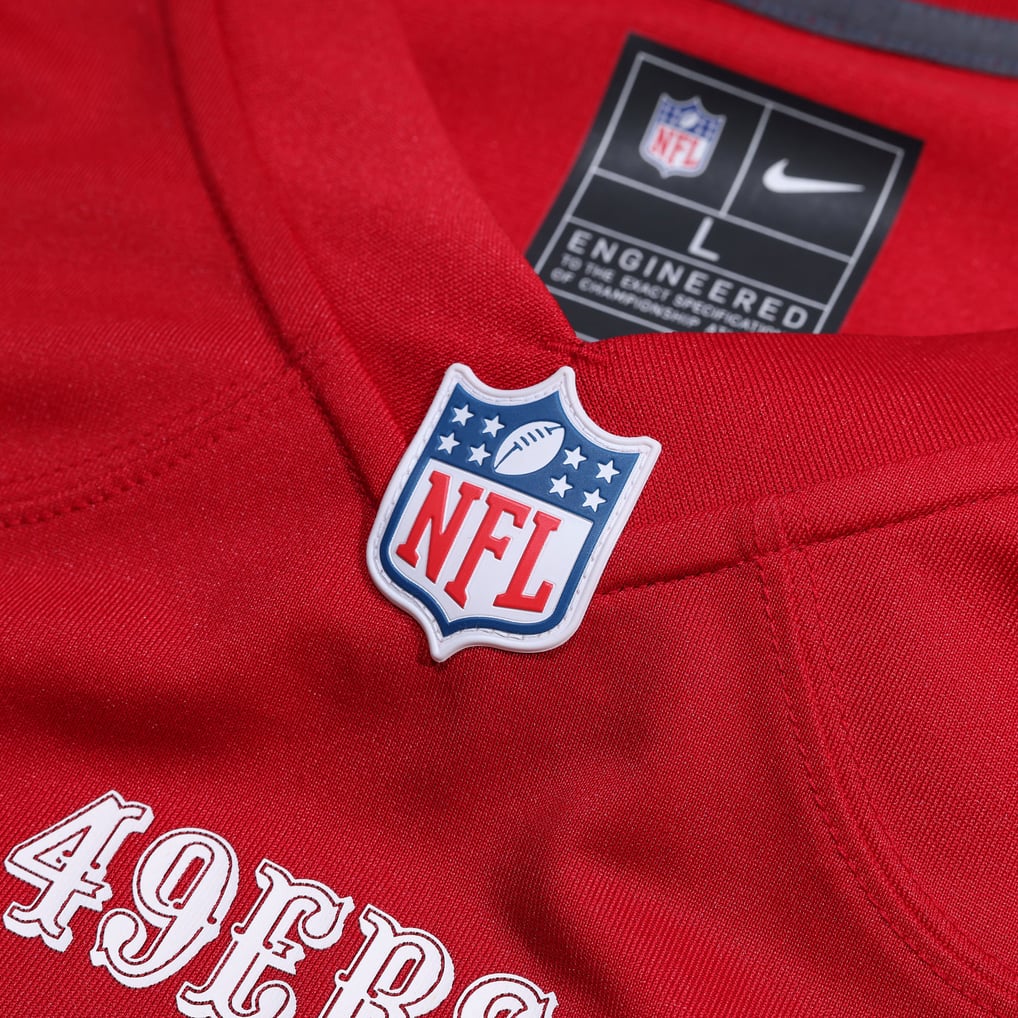 Men's San Francisco 49ers Fred Warner Scarlet Player Game Jersey